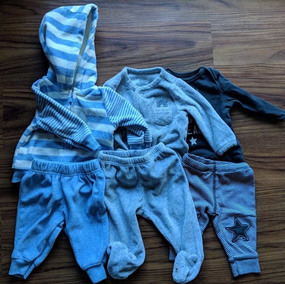 Set of baby boy outfits